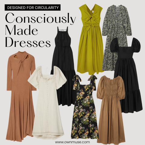Consciously Made Dresses - The Best Sustainable Dress<a href="https://www.shopstyle.com/shop/Ownmuse/43479729" target="_blank">